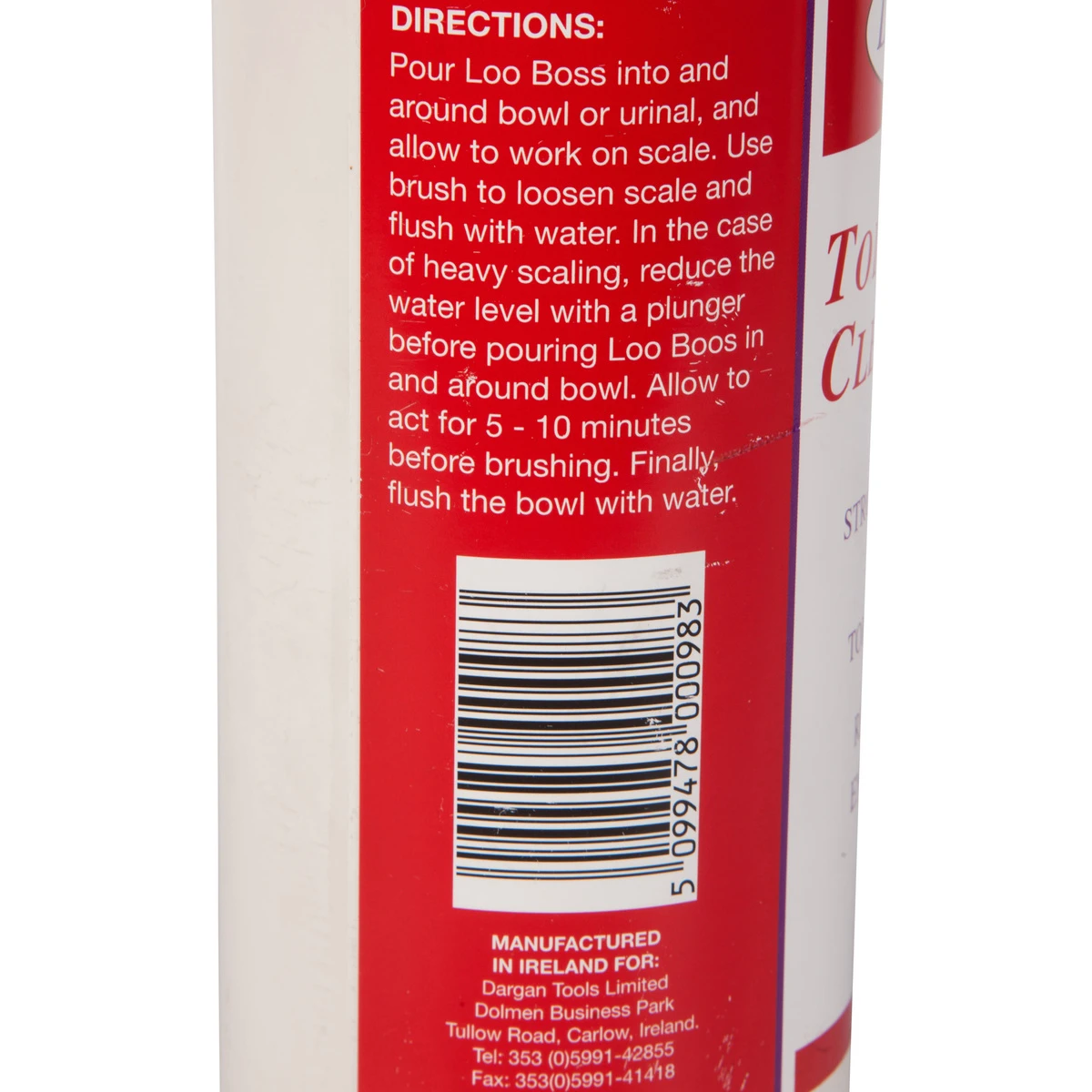 Boss Boss Loo Boss Toilet Cleaner 1L 1 Boss Boss Loo Boss Toilet Cleaner 1L