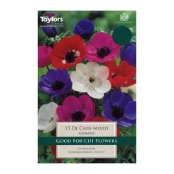 Taylors Anemone De Caen Mixed Bulbs