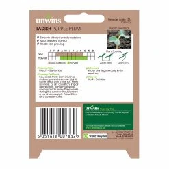 Unwins Radish Purple Plum Seeds