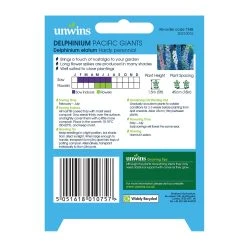 Unwins Delphinium Pacific Giants Seeds