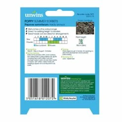 Unwins Poppy Summer Sorbets Seeds