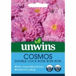 Unwins Cosmos Double Click Rose Bon Bon