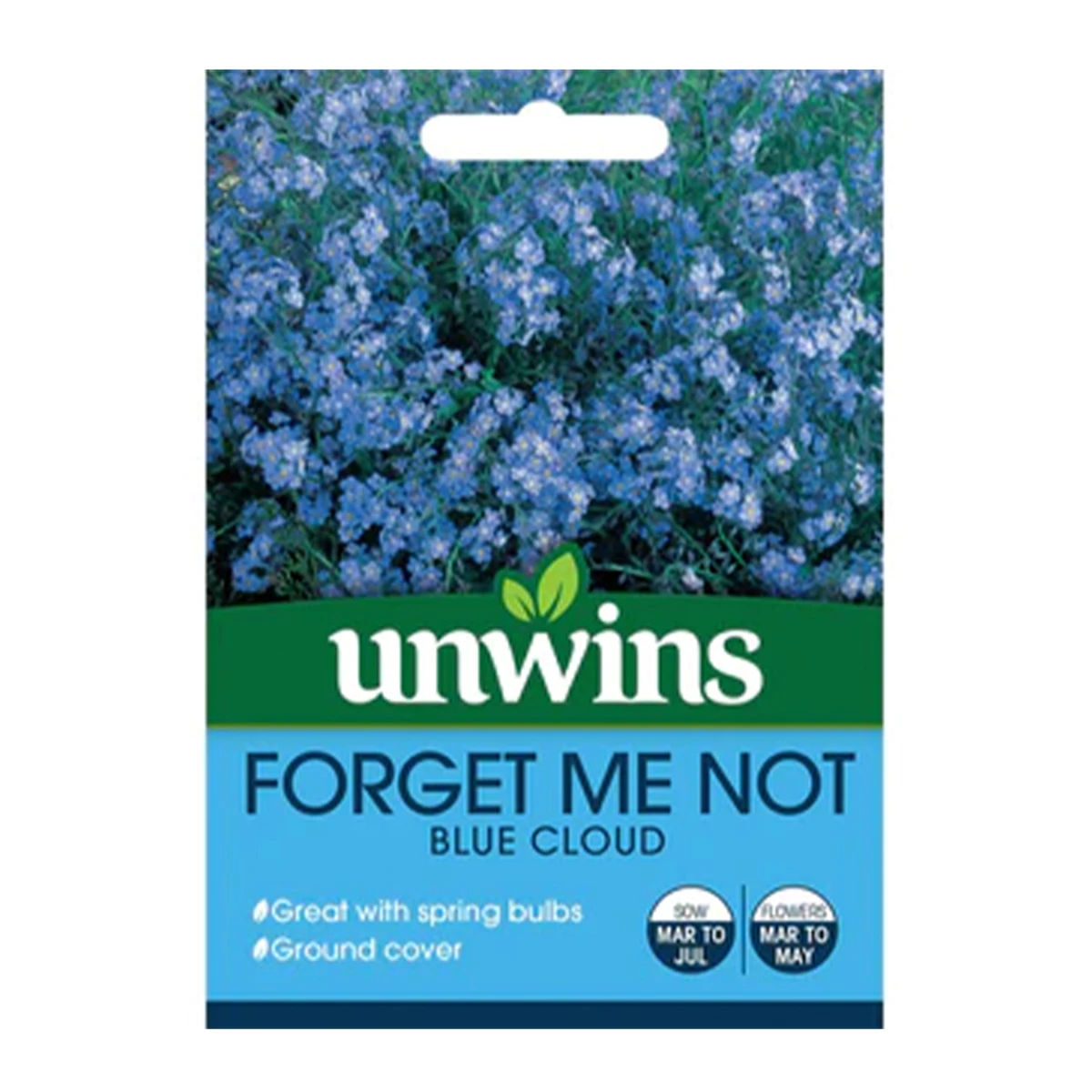 Unwins Seed Forget Me Not Blue Cloud 2 Unwins Seed Forget Me Not Blue Cloud - Billede 2