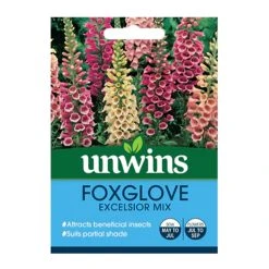 Unwins Seed Foxglove Excelsior Mix