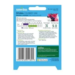 Unwins Seed Petunia Celebrity Mix