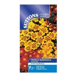 Suttons Seeds Suttons Seed French Marigold Fantasia Mix 5 Suttons Seeds Suttons Seed French Marigold Fantasia Mix -Kent & Stowe butik 9091843 leftoffront 1200Wx1200H
