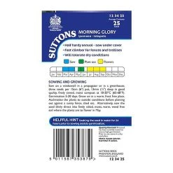 Suttons Seeds Suttons Seed Morning Glory Inkspots 5 Suttons Seeds Suttons Seed Morning Glory Inkspots -Kent & Stowe butik 9091851 rightoffront 1200Wx1200H