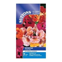 Suttons Seeds Suttons Seed Nemesia Carnival Mix 5 Suttons Seeds Suttons Seed Nemesia Carnival Mix -Kent & Stowe butik 9091863 leftoffront 1200Wx1200H