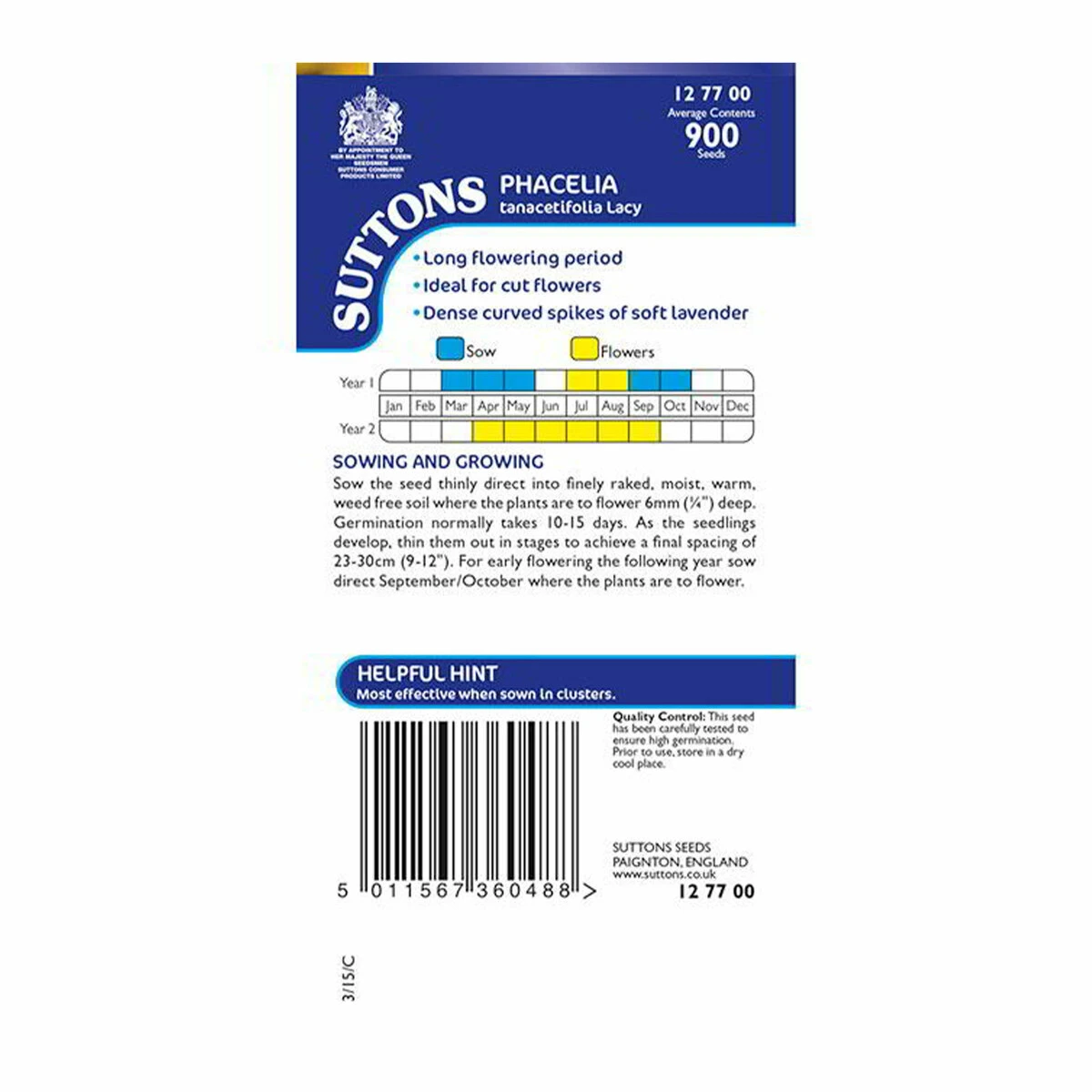 Suttons Seeds Suttons Seed Phacelia Lacy 1 Suttons Seeds Suttons Seed Phacelia Lacy