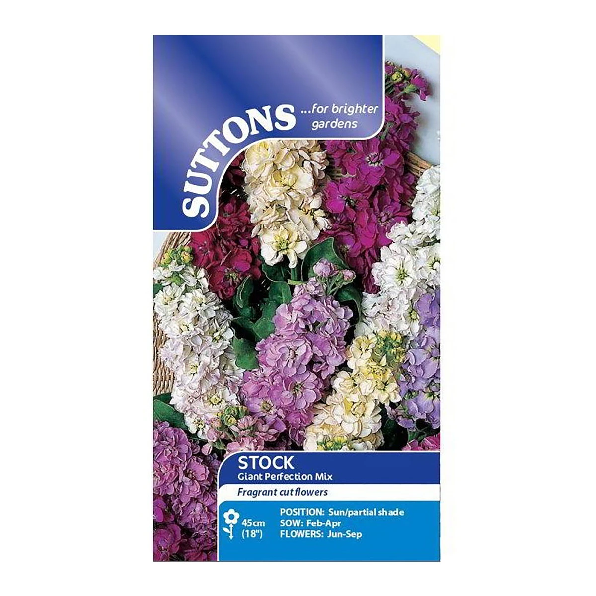Suttons Seeds Suttons Seed Stock Giant Perfection Mix 1 Suttons Seeds Suttons Seed Stock Giant Perfection Mix
