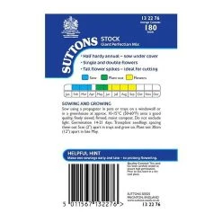 Suttons Seeds Suttons Seed Stock Giant Perfection Mix 5 Suttons Seeds Suttons Seed Stock Giant Perfection Mix -Kent & Stowe butik 9091919 rightoffront 1200Wx1200H