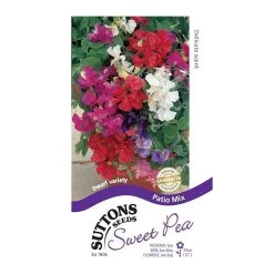 Suttons Seeds Sweet Pea Patio Mix
