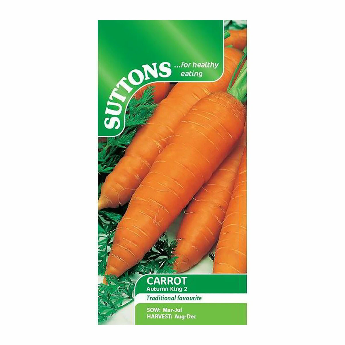 Suttons Seeds Sutton Seeds Carrot Autumn King 2 2 Suttons Seeds Sutton Seeds Carrot Autumn King 2 - Billede 2