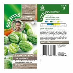 Sutton Seed Cucamelon 5 Sutton Seed Cucamelon -Kent & Stowe butik 9092134 back 1200Wx1200H