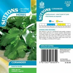 Suttons Seeds Suttons Seed Herb Seeds - Coriander Confetti