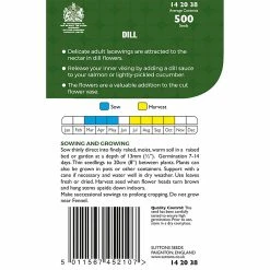 Suttons Seeds Suttons Seed Dill