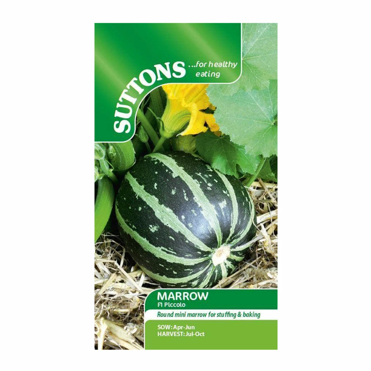 Suttons Seeds Sutton Seeds Marrow F1 Piccolo 1 Suttons Seeds Sutton Seeds Marrow F1 Piccolo