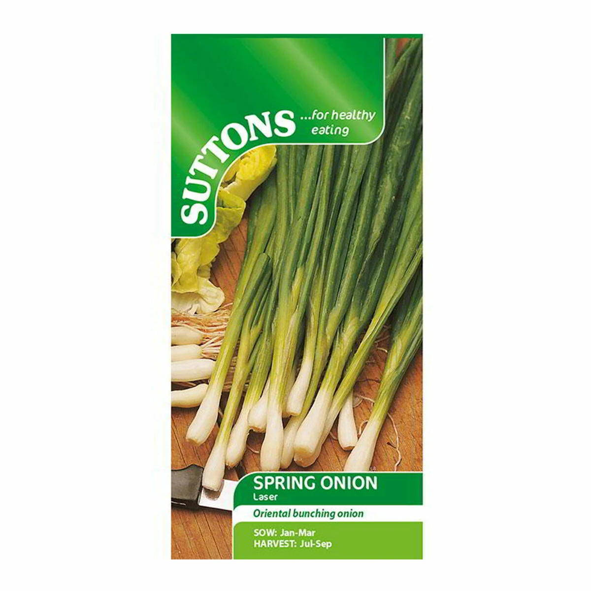 Suttons Seeds Sutton Seeds Spring Onion Laser 1 Suttons Seeds Sutton Seeds Spring Onion Laser