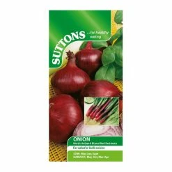 Suttons Seeds Sutton Seeds Onion North Holland Blood Red