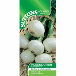 Suttons Seeds Onion Seeds - Paris Silverskin -Kent &amp Stowe butik 9092264 leftoffront 1200Wx1200H