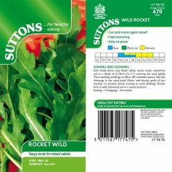 Suttons Seeds Suttons Seed Rocket Seeds - Wild
