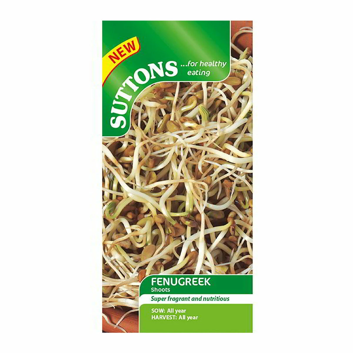 Suttons Seeds Suttons Fenugreek Shoots Seeds 1 Suttons Seeds Suttons Fenugreek Shoots Seeds