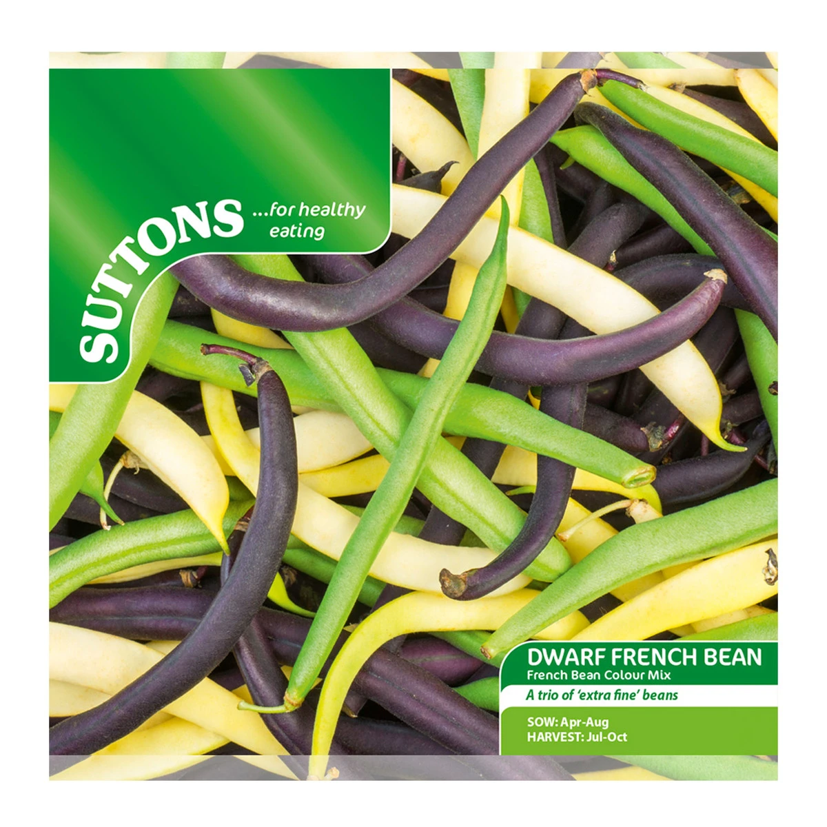 Suttons Seeds Suttons Dwarf French Bean 1 Suttons Seeds Suttons Dwarf French Bean