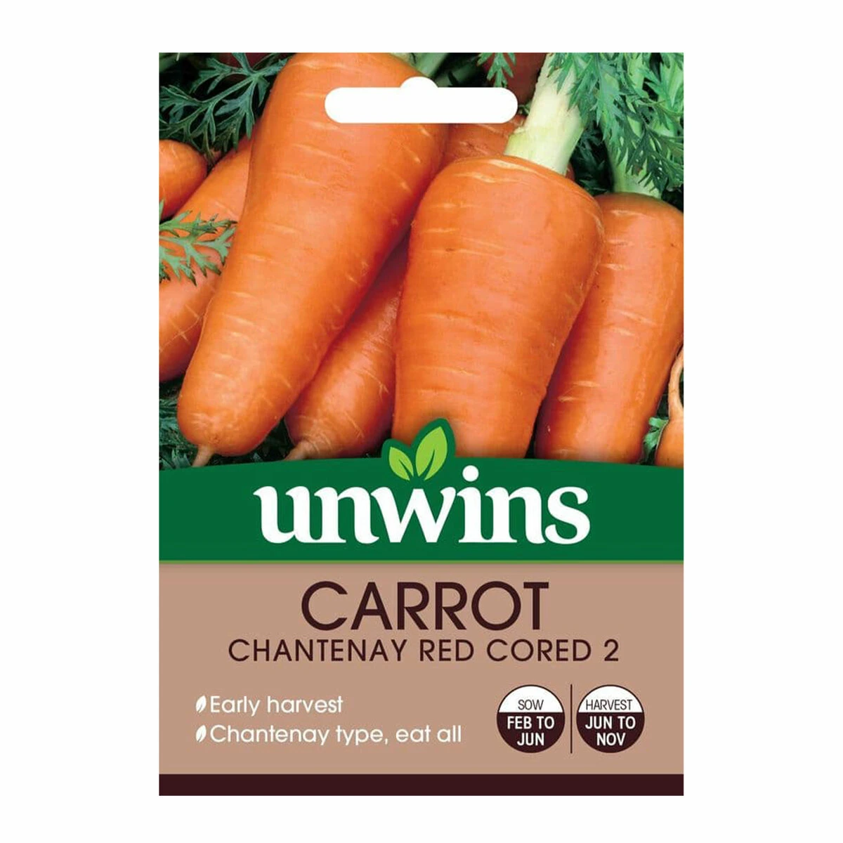 Unwins Seed Carrot Chantenay Red 1 Unwins Seed Carrot Chantenay Red