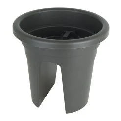 VENEZIA Veneza Balcony Pot Anthracite 30cm