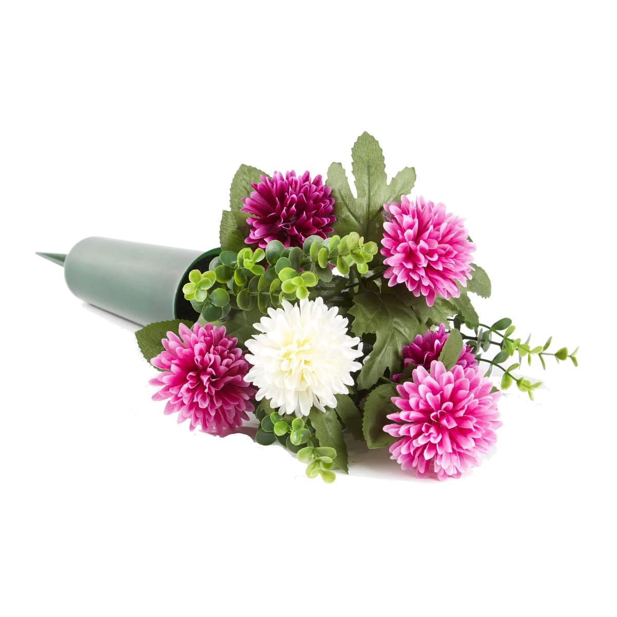 Grave Vase Pom And Boxwood 1 Grave Vase Pom And Boxwood