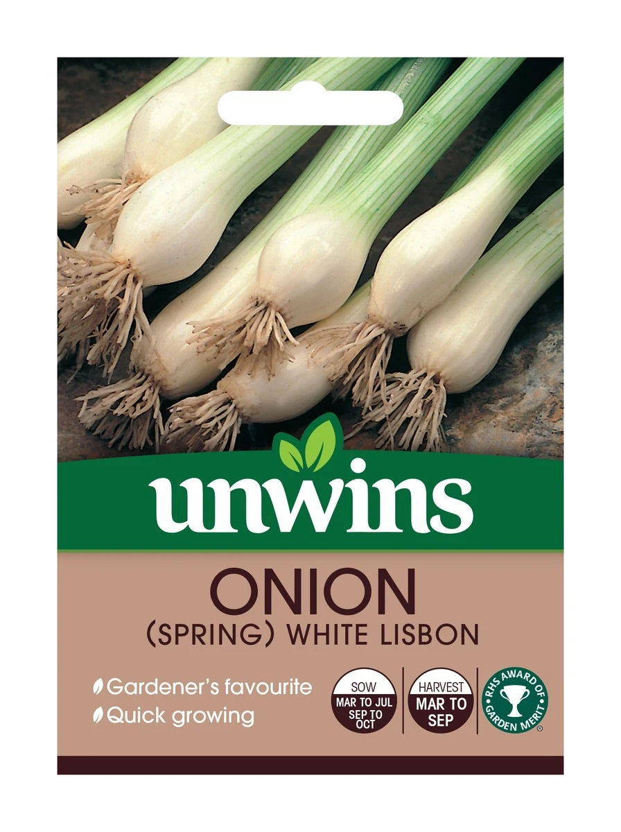 Unwins White Lisbon Spring Onion 2 Unwins White Lisbon Spring Onion - Billede 2