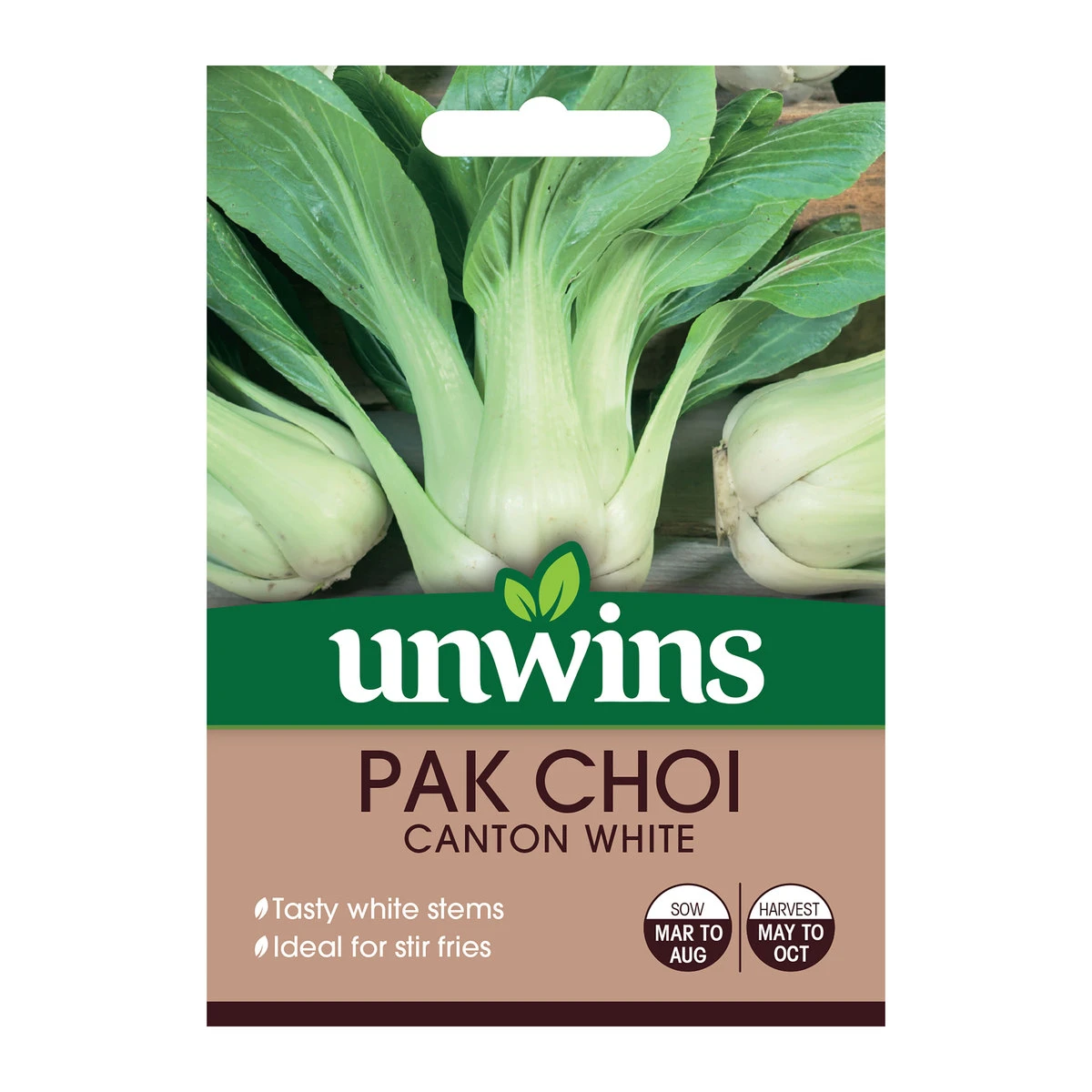 Unwins Choi Canton White Seeds 2 Unwins Choi Canton White Seeds - Billede 2