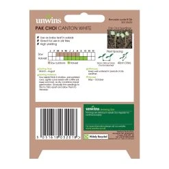 Unwins Choi Canton White Seeds