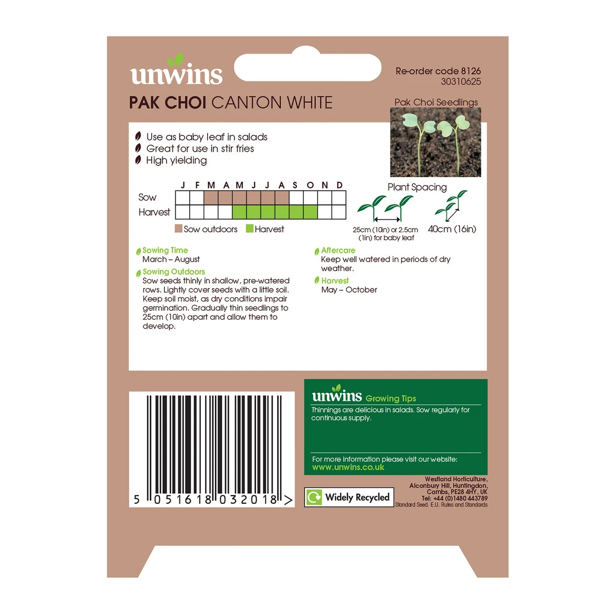 Unwins Choi Canton White Seeds 1 Unwins Choi Canton White Seeds