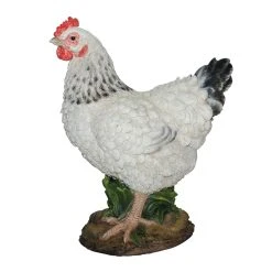 Black And White Hen Ornament