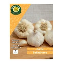 West Cork Bulbs Garlic Sabadrome 3 Bulbs White Garlic