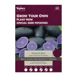 Taylors Main Crop Salad Blue Seed Potatoes 10 Pack