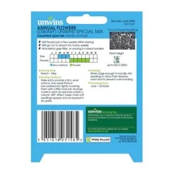 Unwins Seed Annual Flowers Dwarf Mix