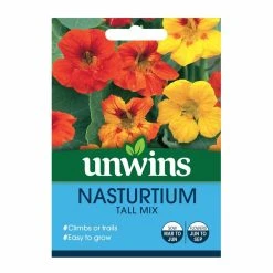 Unwins Seed Nasturtium Tall Mix