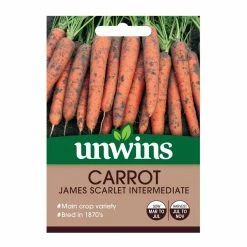 Unwins Seed Carrot James Scarlet Intermed