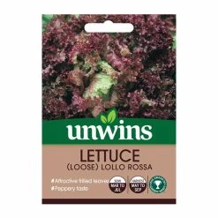 Unwins Seed Lettuce (Loose) Lollo Rossa