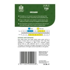 Suttons Seeds Suttons P & P Oregano