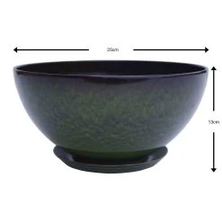 Green Bowl Planter 25cm