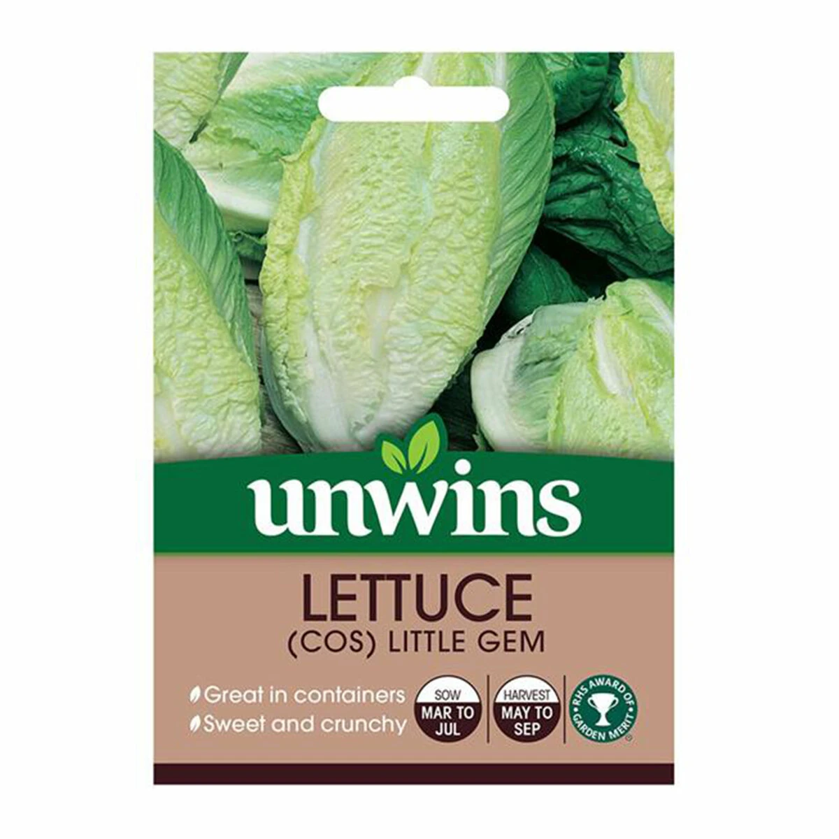 Unwins Seed Lettuce Little Gem 1 Unwins Seed Lettuce Little Gem