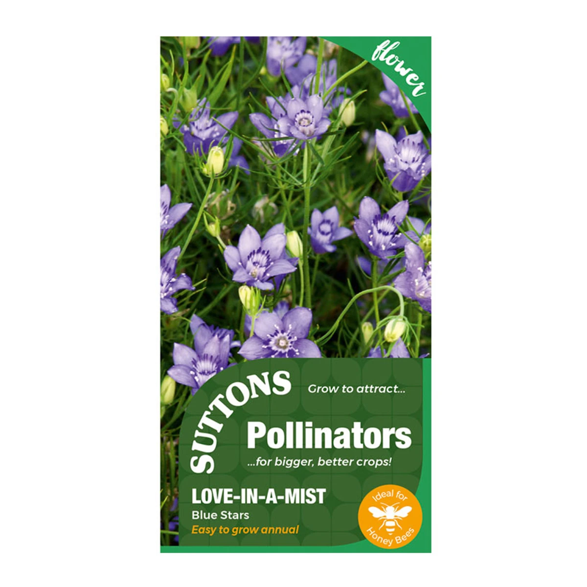 Suttons Seeds Suttons P & P Love-in-a-Mist Blue Stars 1 Suttons Seeds Suttons P & P Love-in-a-Mist Blue Stars