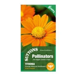 Suttons Seeds Suttons P & P Tithonia Orange Mexican Sunflower