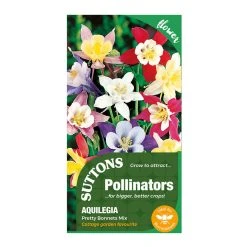 Suttons Seeds Suttons P & P Aquilegia Pretty Bonnet Mix