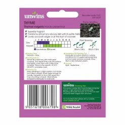 Unwins Seed Herb Thyme