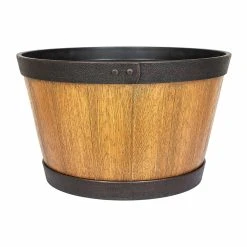 Plant Avenue Oban Light Oak Whisky Barrel 45cm