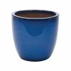 APTA Cambridge Glazed Egg Pot 21cm (Blue/Black/Green/Red)